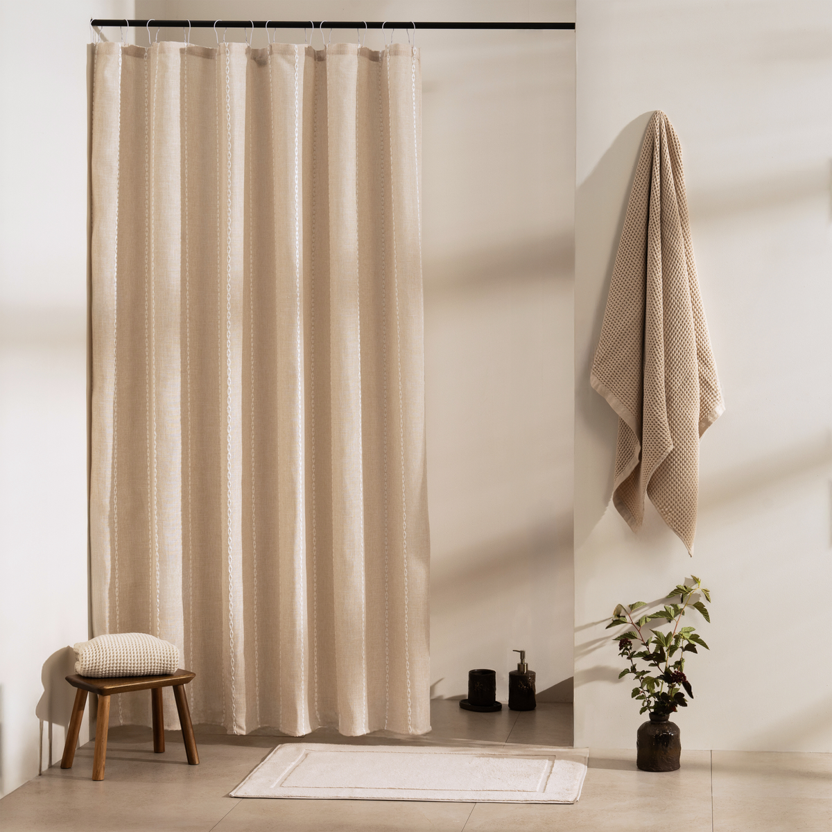 How to Style a Boho Shower Curtain for a Relaxed Bathroom Oasis