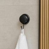 Towel Hook Self-Adhesive, Black