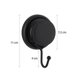 Towel Hook Self-Adhesive, Black