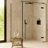 Black bathroom Shelf - HIDE