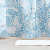 Cortina de ducha, 180x200 cm, Brisa Azul, Botanical Bliss
