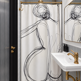 Rideau de douche, 180x200 cm, Paixão, Art O'Clock