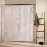 Shower curtain, 180x200 cm, Sole, Contour Stories