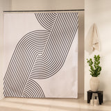 Shower curtain, 180x200 cm, Maboroshi, Graphic Symmetry