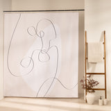 Shower curtain, 180x200 cm, Silence, Contour Stories