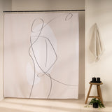 Shower curtain, 180x200 cm, Bella, Contour Stories