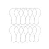 Duschvorhangringe, classic white